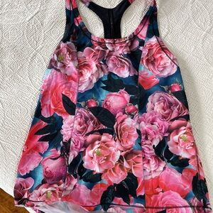 Lululemon Athletica Blue Racerback Tank Top